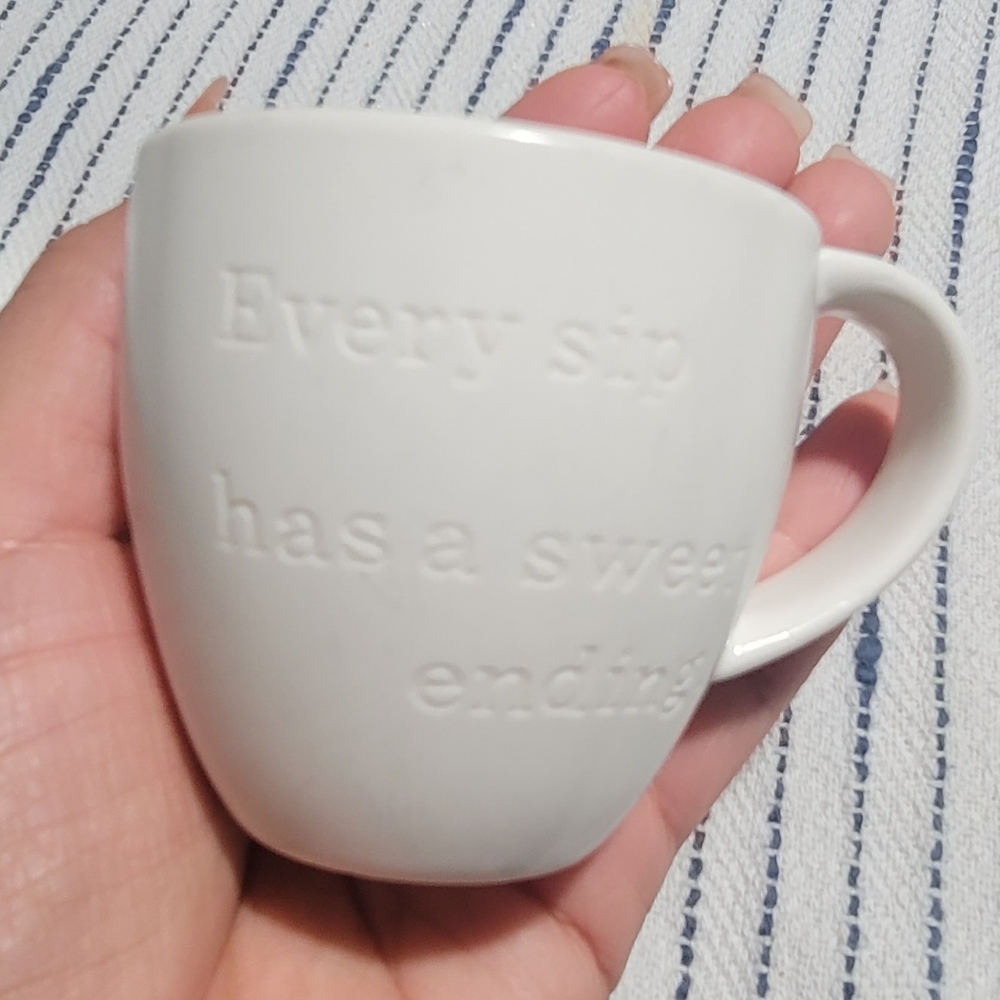 Starbucks White Ceramic Mug Base